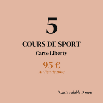 Ta carte 5 cours de Sport