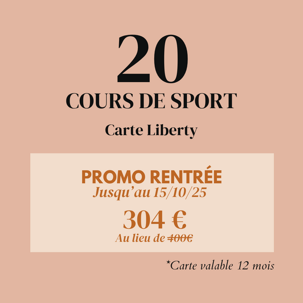 Ta carte 20 cours de Sport