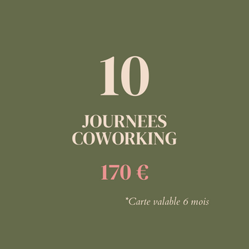 Coworking – 10 journées