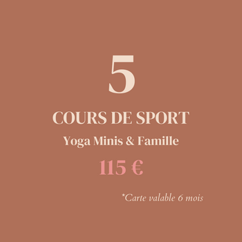 Yoga Minis – 5 séances