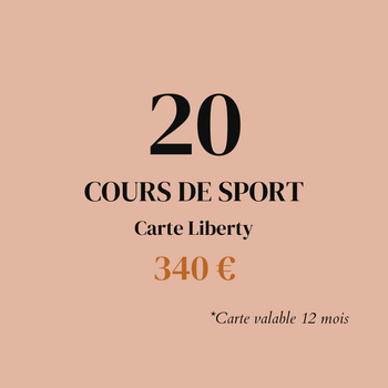 Ta carte 20 cours de Sport