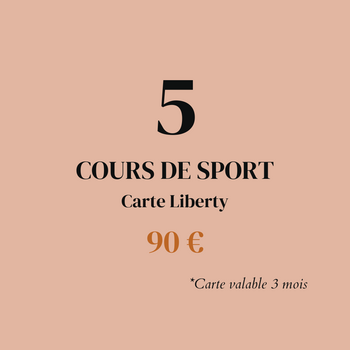 Ta carte 5 cours de Sport