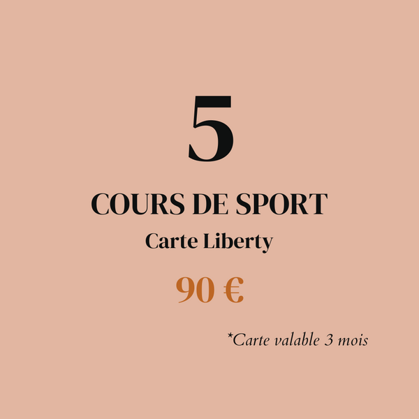 Ta carte 5 cours de Sport