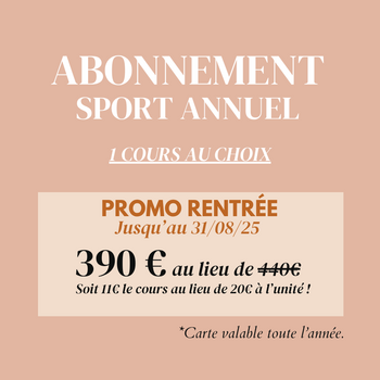 Abonnement Annuel Sport