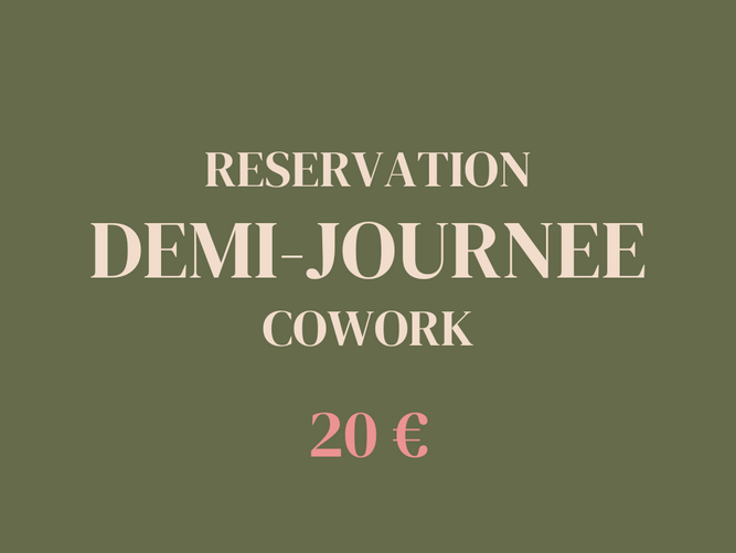 Coworking &#8211; Demi-journée