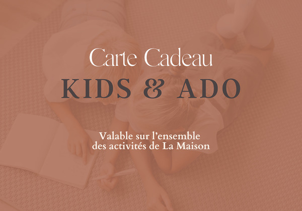 Carte cadeau Enfant Ado